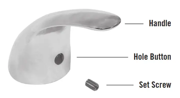 EVERBILT 88601 Posi Temp Moen Acrylic Handle