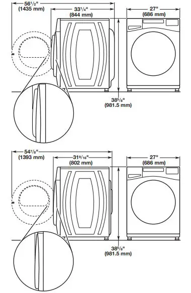 Whirlpool WFW6620HW Closet Depth Front Load Washer-7