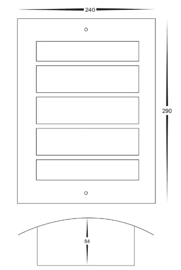 HAVIT Lighting HV36042T Mask Wall Light
