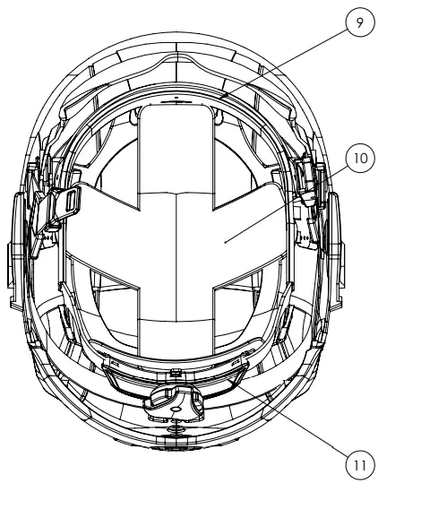 pab MP1 Professional Thermoplastic Helmet - Fig 2