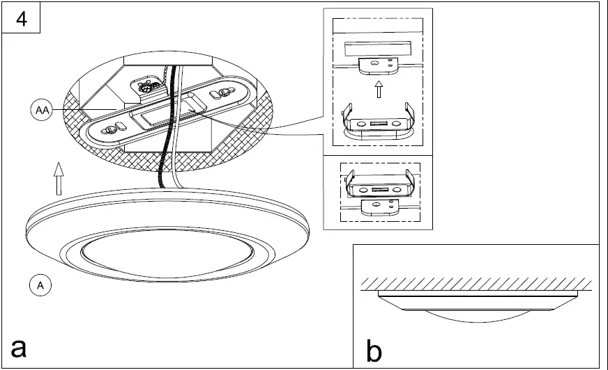 PROGRESS-LIGHTING P800022-028-CS-Intrinsic 4-lnch-3000K-Integrated-LED-Satin-White-Recessed-Light -Eyeball-Integrated-LED-Downlight-04
