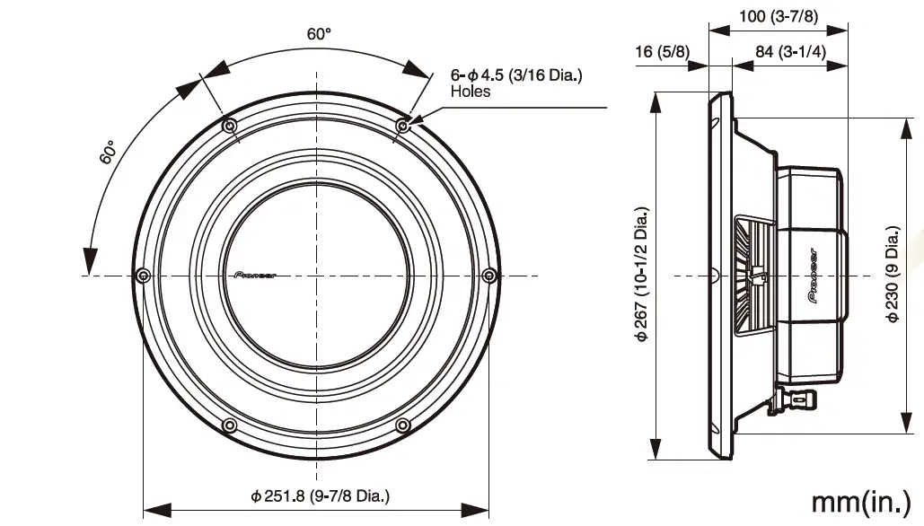 Pioneer-TS-D10LS410-Single-Voice-Coil-Subwoofer (5)