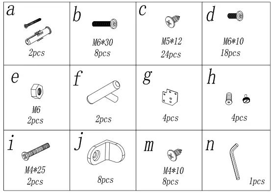 UNBRANDED ZQ-W68743734 Retro Black Fluted Glass High Cabinet Storage Side Board - 2