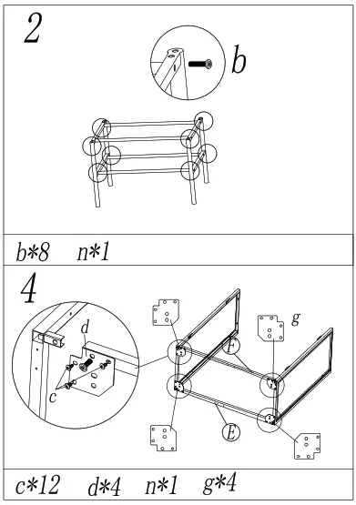 UNBRANDED ZQ-W68743734 Retro Black Fluted Glass High Cabinet Storage Side Board - 4