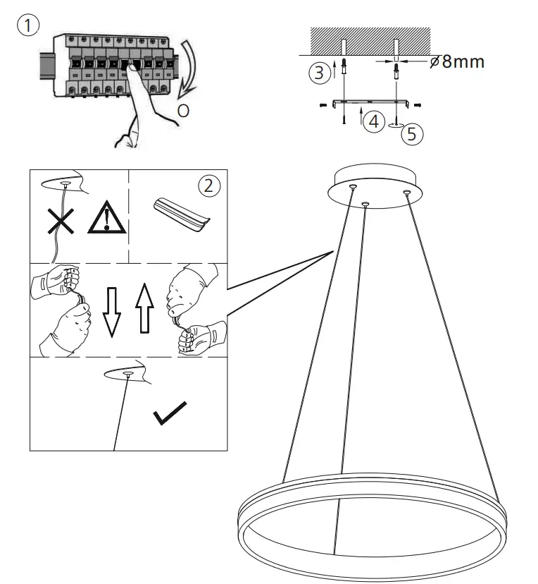 Paul Neuhaus 8411 Q-Vito LED Pendant Light-4