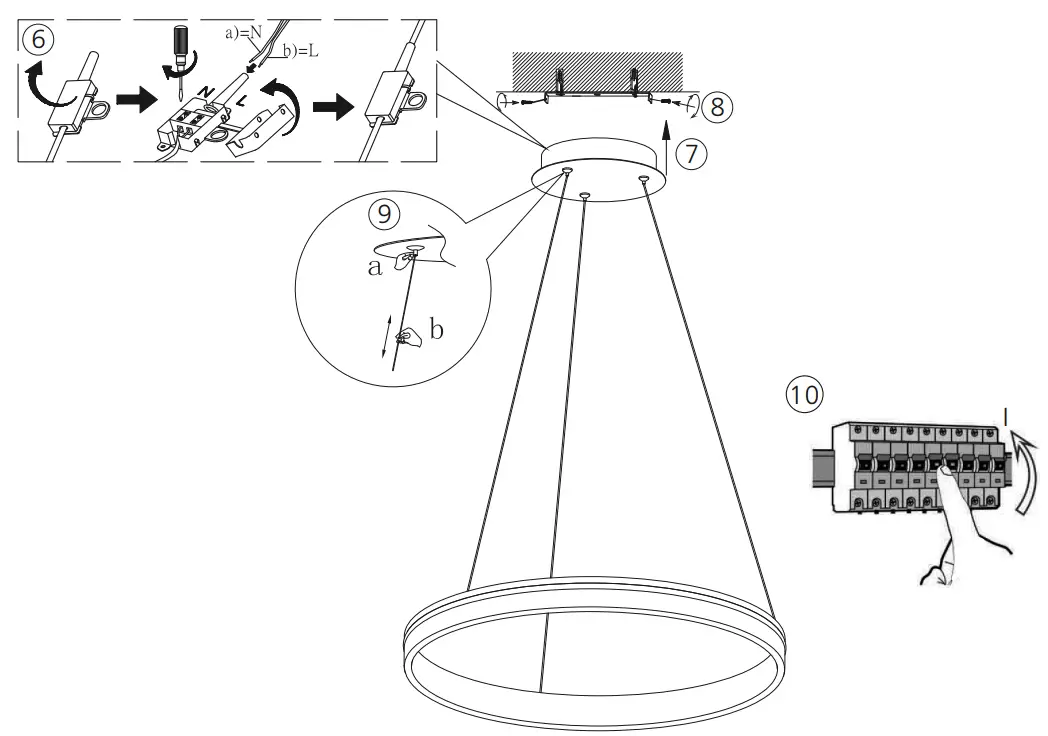 Paul Neuhaus 8411 Q-Vito LED Pendant Light-5