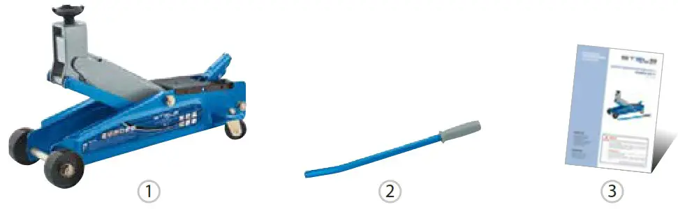 STELS 51134 Hydraulic Floor Jack - DELIVERY SET