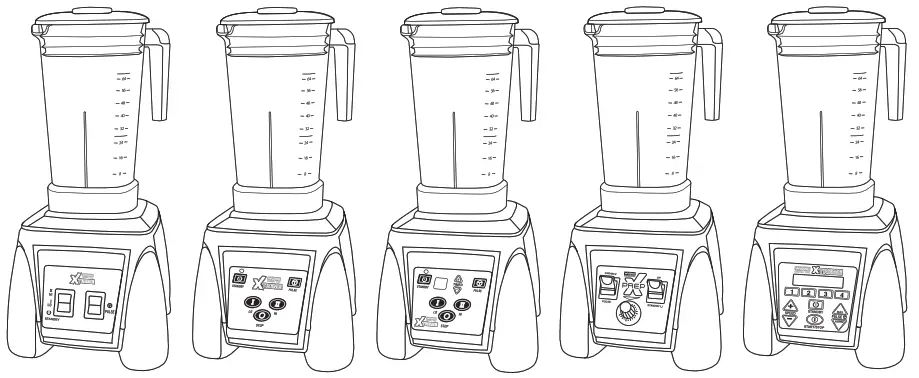 WARING COMMERCIAL MX1500XTS MX Series Xtreme® Hi-Power Blender