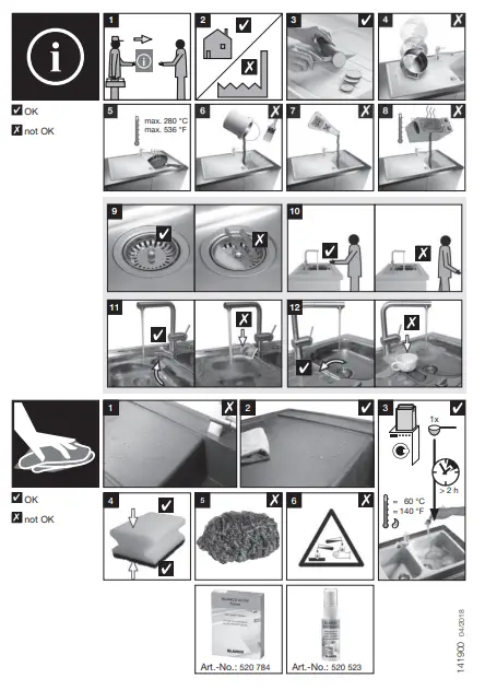 BLANCO 525896 FARON XL 6 S Silgranit PuraDur - Fig