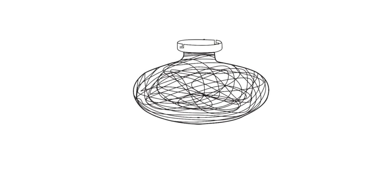 Qazqa 104533 Sarella Cl 1 Black Oval Ceiling Lamp Instruction Manual