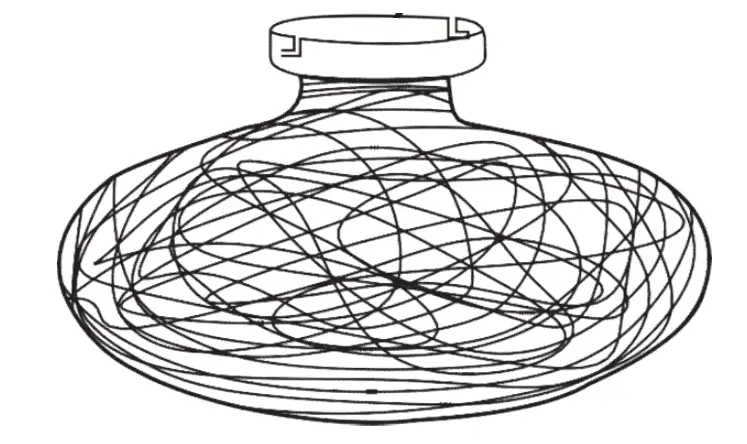 QAZQA 104533 Sarella CL 1 Black Oval Ceiling Lamp