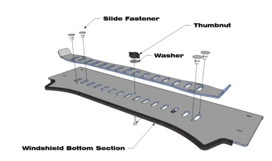 FALCON-RIDGE-KU-RTV1140-WD05-Kubota-RTV-1140-Vented-Lexan-Windshield-FIG-2