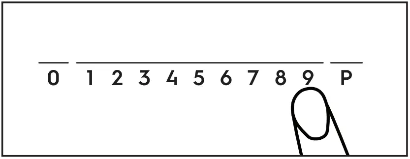 Electrolux EHI321BEA 30cm UltimateTaste 300 2 Zone Induction Cooktop - setting