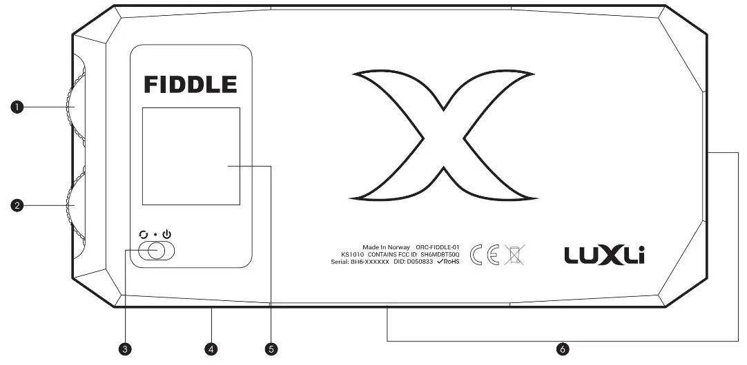 LUXLi ORC FIDDLE 01 Fiddle Pocket RGBAW LED Light