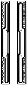 Short Vertical Mounting Bar x 2