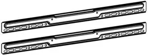 Long Horizontal Mounting Bar x 2