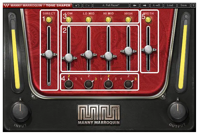 WAVES Manny Marroquin Tone Shaper - Terminology & Interface