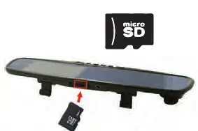 Pyle PLDVRCAM74 Dash Cam Rearview DVR Monitor - 3