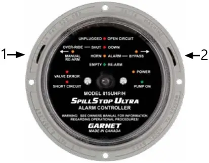 GARNET 815-UHP Alarm Controller with Hose Protection A03