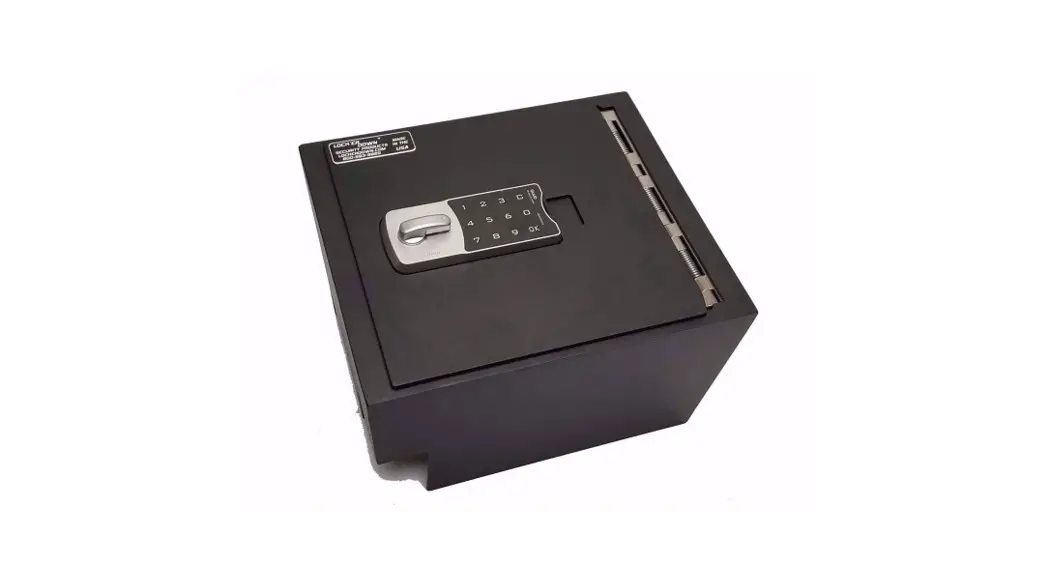 Lock Er Down Ld2053ex Console Safe Instruction Manual
