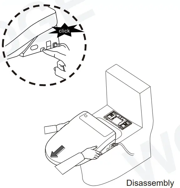 WOODBRIDGE BID01 Smart Toilet Seat - Figure 10