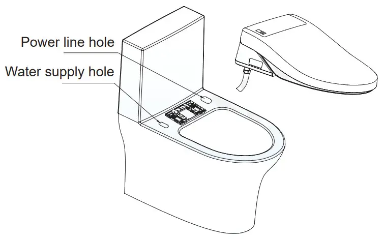 WOODBRIDGE BID01 Smart Toilet Seat - Figure 12