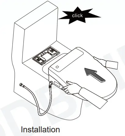 WOODBRIDGE BID01 Smart Toilet Seat - Figure 9
