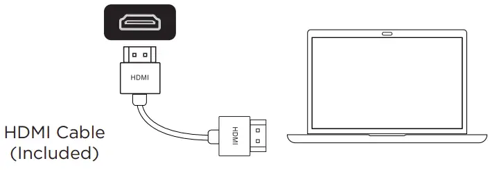 Connecting Your Projector with a Cable