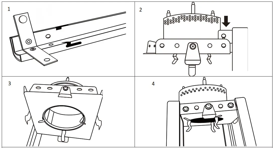 electriQ EQODHFLGR Pyramid Flame Tower Outdoor Gas Patio Heater - STEP 4