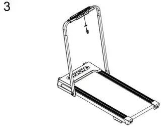 Kahomvis FYC-QPW9-318BK Black Steel 2 in 1 Foldable Electric Treadmill - Fig 3