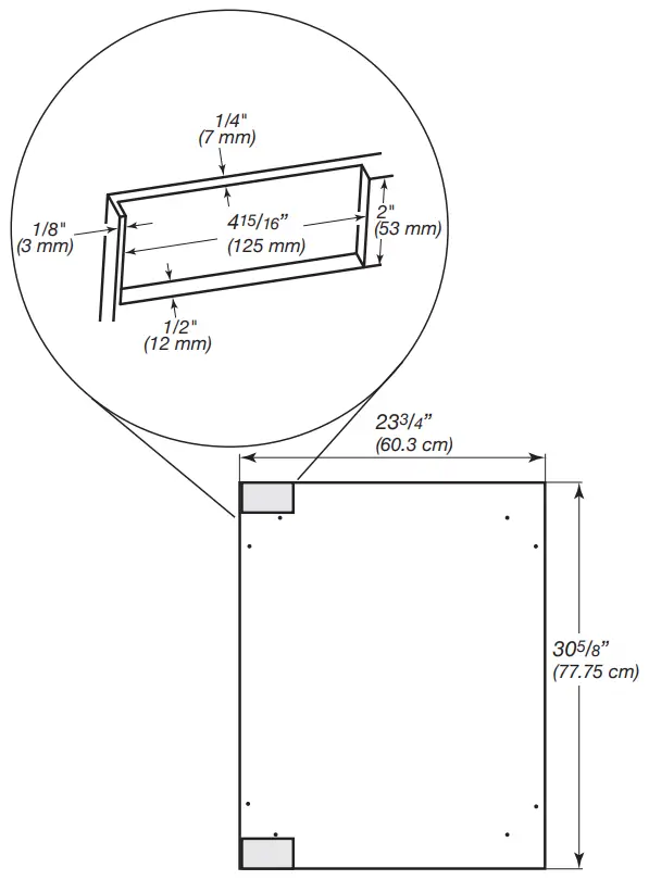 KitchenAid W11515231B Undercounter Refrigerator - fig 2