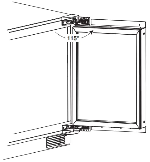 KitchenAid W11515231B Undercounter Refrigerator - fig 4