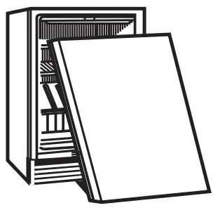 KitchenAid W11515231B Undercounter Refrigerator