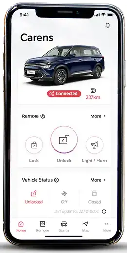 KIA Connect In-Car Services