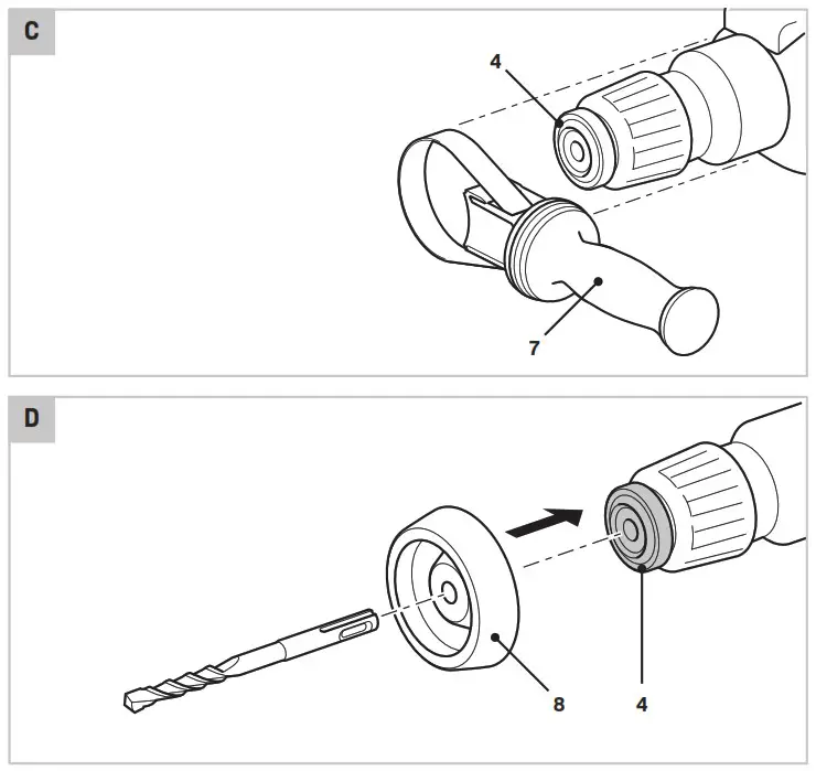 VONROC RH505AC Rotary Hammer - Product Overview 3