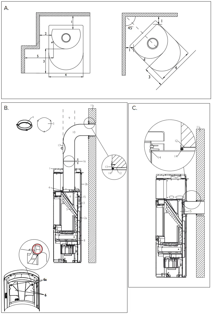 Hwam 3520 Wood Burning Stove - FIGURE 1