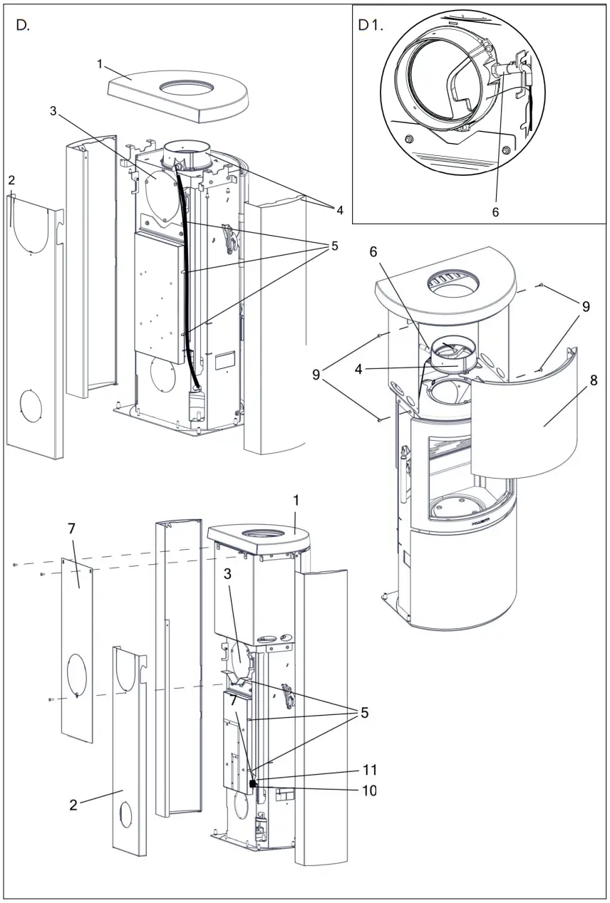 Hwam 3520 Wood Burning Stove - FIGURE 2
