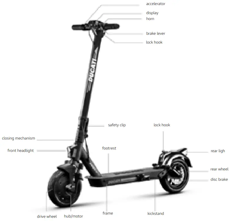 DUCATI PRO I EVO Electric Scooter - Figure 11