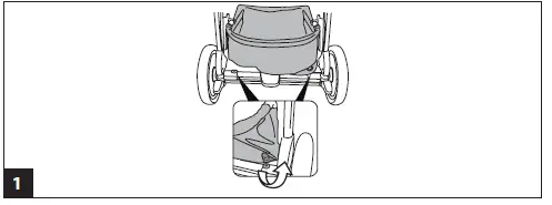 Peg Perego Ride Strollers with Me Board - 1