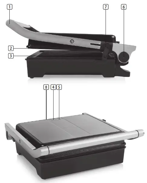 PRINCESS 01 112508 01650 Contact Grill - FIG