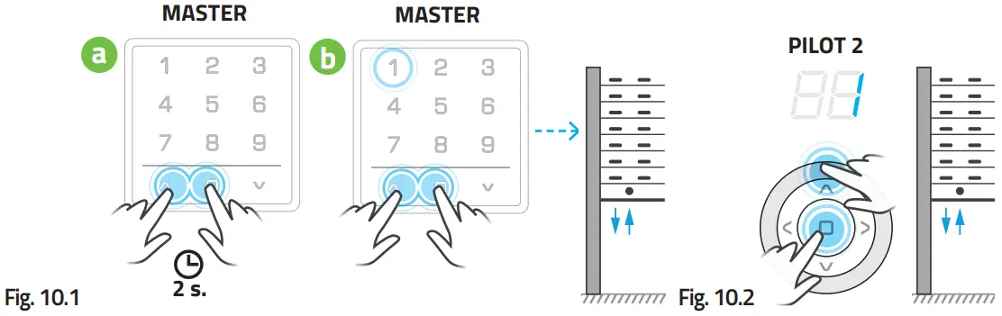 READING OF REMOTE INTO THE MOTOR’S MEMORY