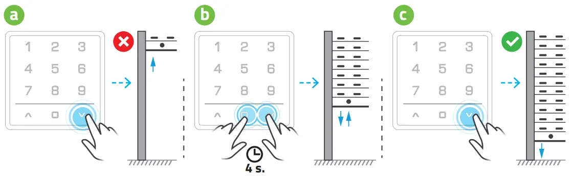 READING OF REMOTE INTO THE MOTOR’S MEMORY