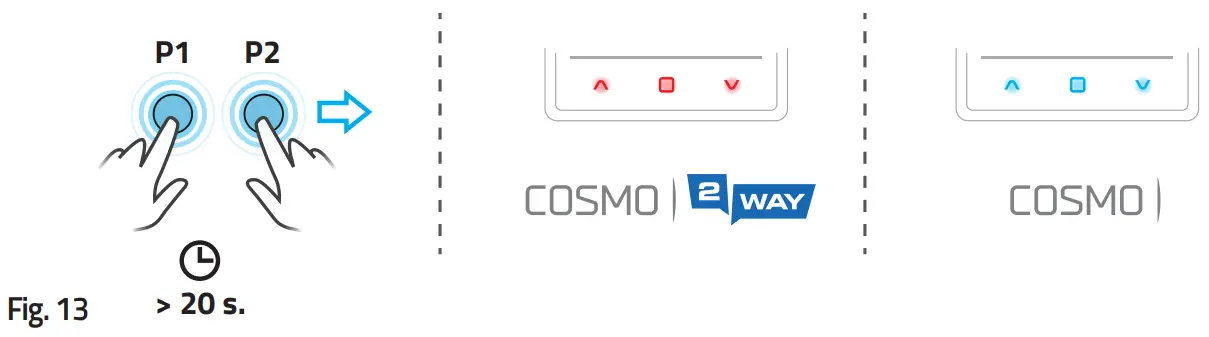 TRANSMISSION PROTOCOL SWITCHING COSMO - COSMO | 2WAY