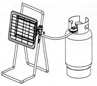 Lifestyle 3.5kW Propane Gas Site Space Heater - Figure 7
