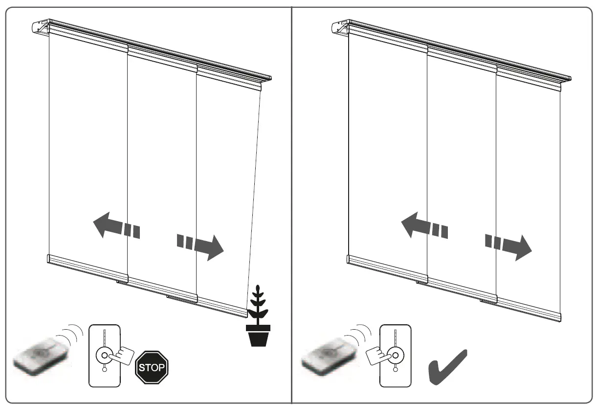 SelectBlinds Panel Track with Motorization -04