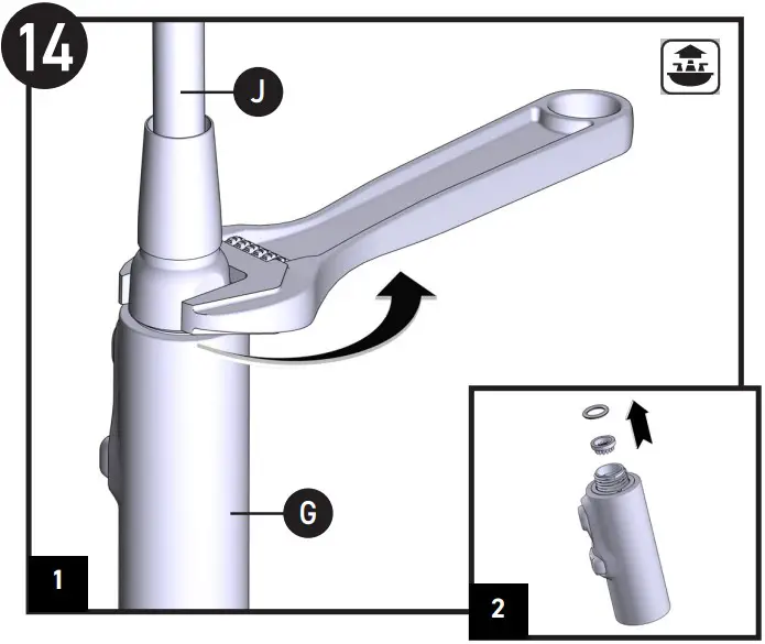 MOEN 5622BL Kitchen Sink Faucets Single Lever Pull Out Spout Hot and Cold Water Mixers - Figure 16