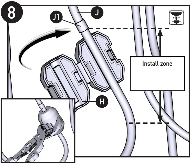 MOEN 5622BL Kitchen Sink Faucets Single Lever Pull Out Spout Hot and Cold Water Mixers - Figure 8