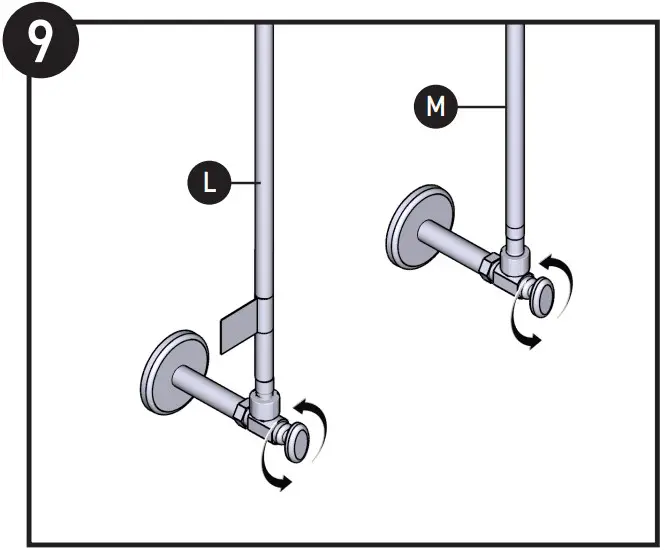 MOEN 5622BL Kitchen Sink Faucets Single Lever Pull Out Spout Hot and Cold Water Mixers - Figure 9