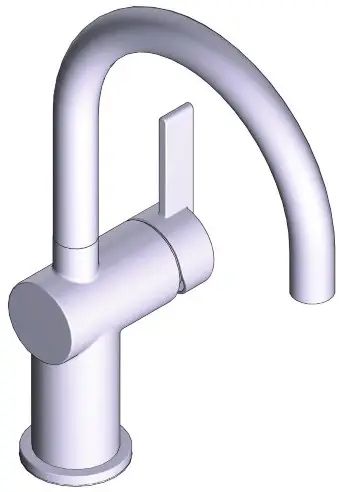 MOEN 5622BL Kitchen Sink Faucets Single Lever Pull Out Spout Hot and Cold Water Mixers