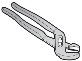 MOEN EB500E One Handle Bar Faucet - Adjustable Pliers